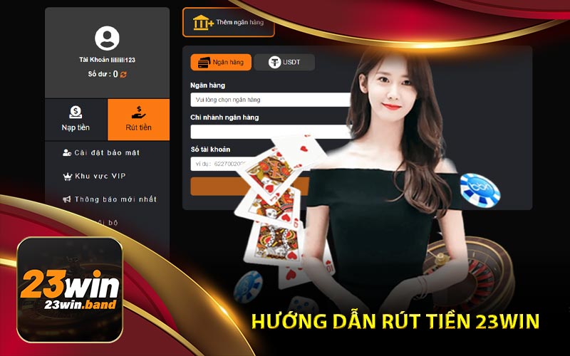 Hướng Dẫn Rút Tiền 23Win Tại Nhà Cái